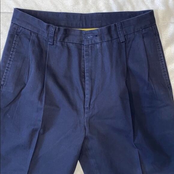 Nautica Navy Blue Chinos Trouser | Sz 34W x 30L - Picture 3 of 9